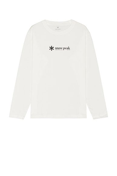 Soft Cotton Logo Long Sleeve T-Shirt