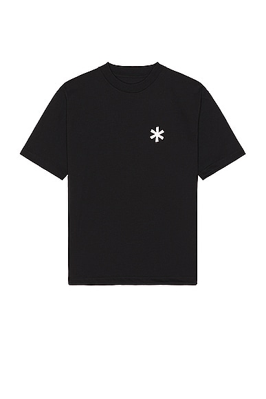 Shop Snow Peak Sp Back Printed Logo T Shirt In Black