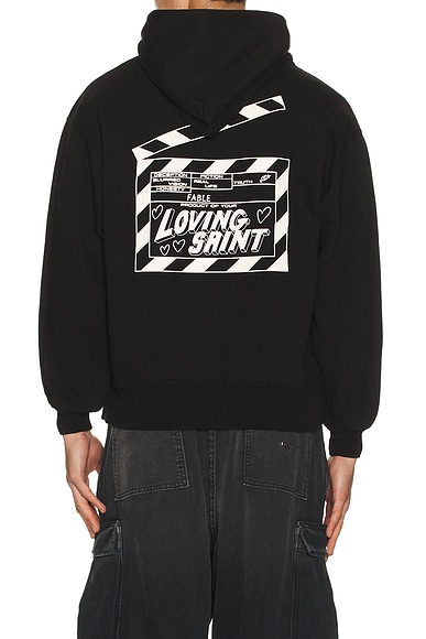 SAINT Mxxxxxx I Love Saint Hoodie in Black