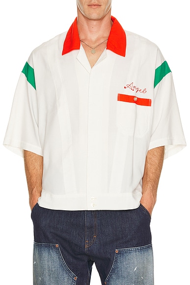 SAINT Mxxxxxx Saint Pizza Shirt in White