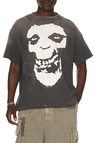 SAINT Mxxxxxx Always Lovex Bape Short Sleeve Tee in Black