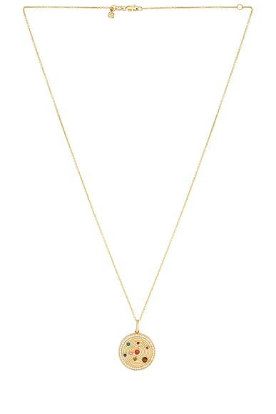 The Universe Coin Charm On Medium Tiffany Necklace