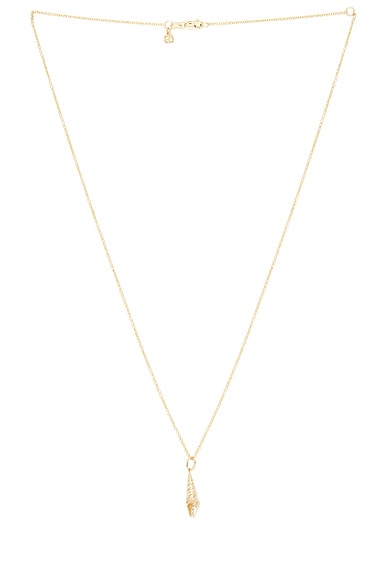 Long Shell Charm Necklace