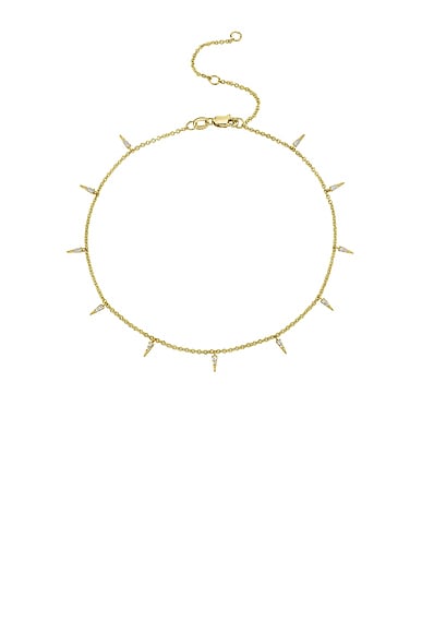 Small Pave Fringe Anklet