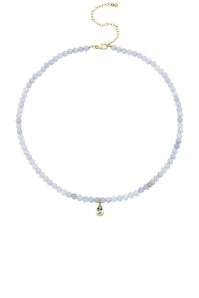 Pear Rondelle Beaded Necklace