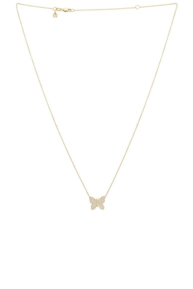 Pave Butterfly Necklace