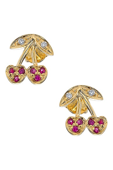 Cherry Stud Earrings