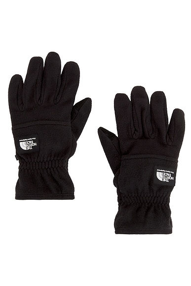 The North Face Etip Heavyweight Fleece Gloves in TNF Black