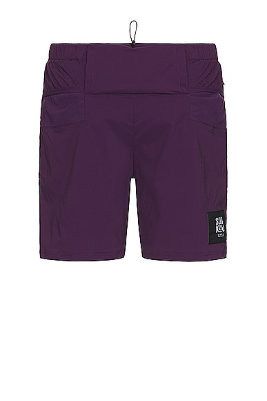 Shop The North Face Soukuu Trail Run Utility 2-in-1 Shorts In Purple Pennat