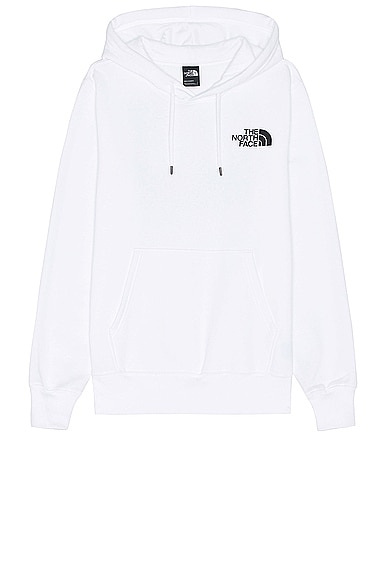 Shop The North Face Box Nse Pullover Hoodie In Tnf White & Tnf Black