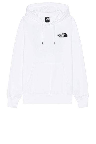 Shop The North Face Box Nse Pullover Hoodie In Tnf White & Tnf Black