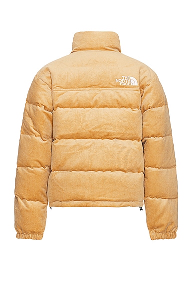 Shop The North Face 92 Reversible Nuptse Jacket In Almond Butter & Tnf Black