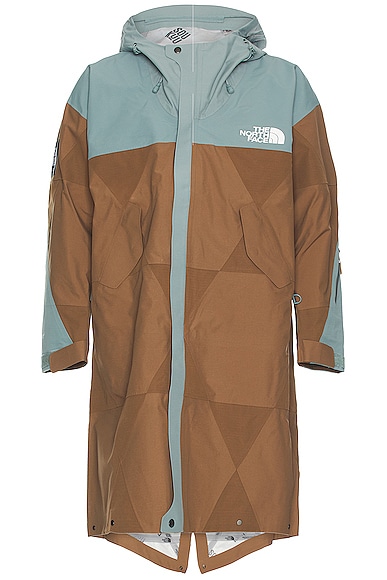 The North Face X Project U Geodesic Shell Jacket in Concrete Grey & Sepia Brown