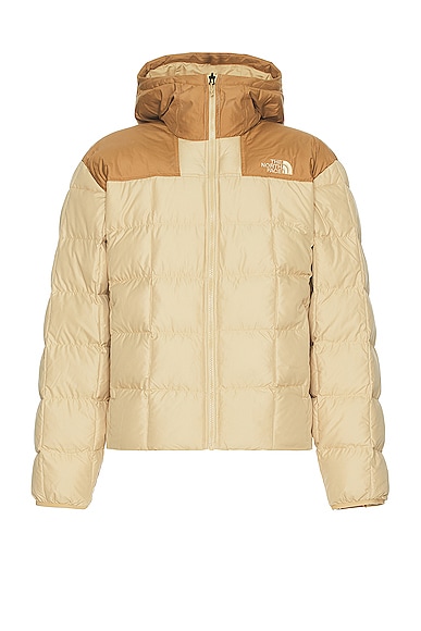 The North Face Lhotse Reversible Hoodie in Khaki Stone & Utility Brown