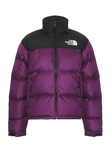 The North Face 1996 Retro Nuptse Jacket in Black Currant Purple