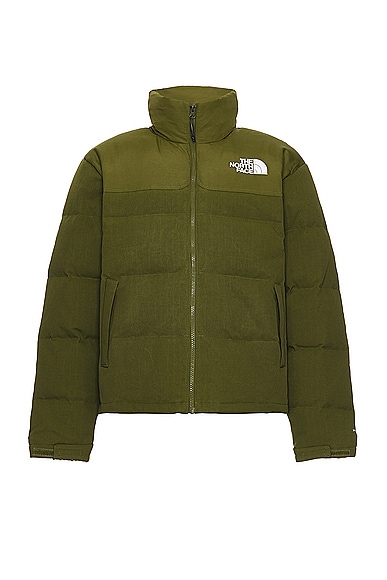 The North Face 92 Ripstop Nuptse Jacket in Forest Olive