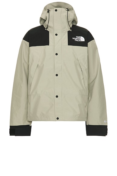 The North Face Men s GTX Mountain Jacket in Clay Grey TNF Black FWRD