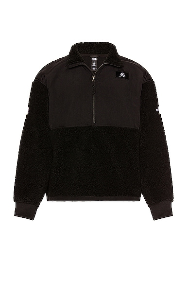 The North Face Conrads Flag Street Sherpa in TNF Black | FWRD