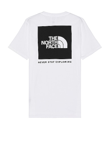 The North Face Box Nse Tee in Tnf White & Tnf Black