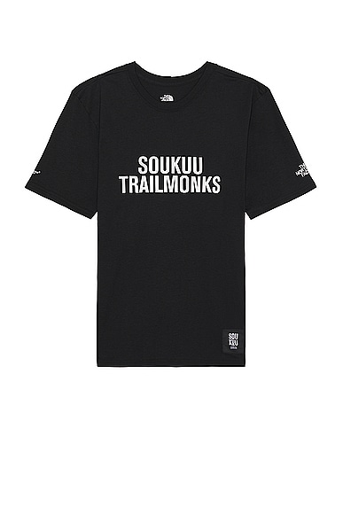 The North Face Soukuu Hike Technical Graphic Tee in TNF Black