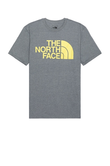 The North Face Short Sleeve Half Dome Tee in Tnf Medium Grey Heather