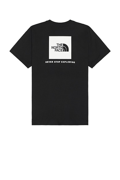 The North Face Short Sleeve Core Box NSE Tee in TNF Black & TNF White