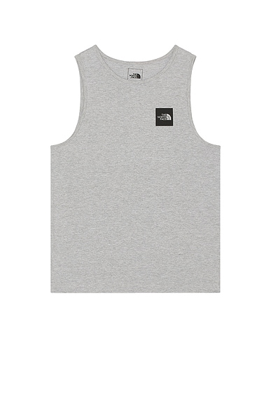 The North Face Box Half Dome Tank in TNF Pale Grey Heather