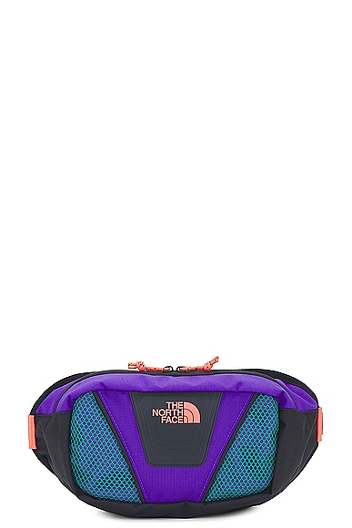 The North Face Y2K Hip Pack in Tnf Purple & Tnf Green