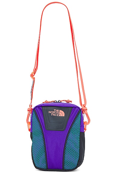 Shop The North Face Y2k Shoulder Bag In Tnf Purple & Tnf Green