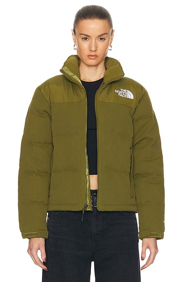 Shop The North Face 92 Nuptse Jacket In Forest Olive