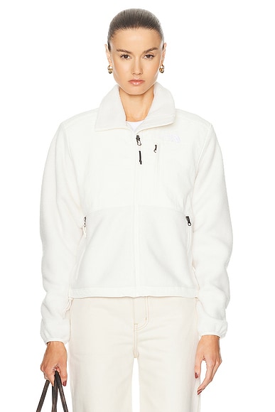 Shop The North Face Denali Jacket In White Dune