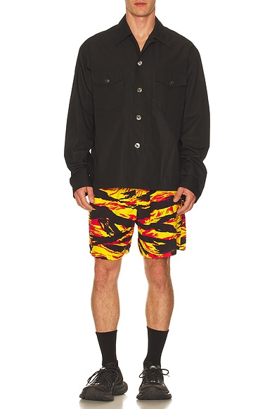 Tiger Camouflage Hawaiian Shorts