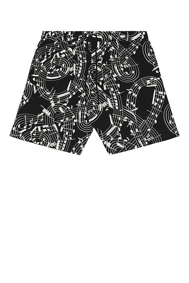 Music Note Hawaiian Shorts