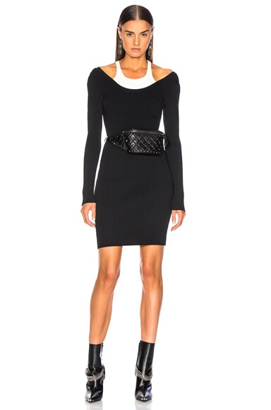 alexander wang bi layer dress
