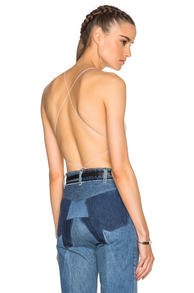 Crisscross Back Bodysuit