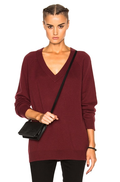 Cashwool Deep V Neck Sweater