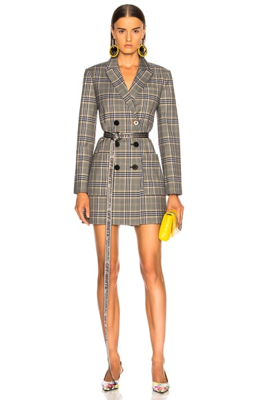 Lucas Suiting Double Breasted Blazer Dress