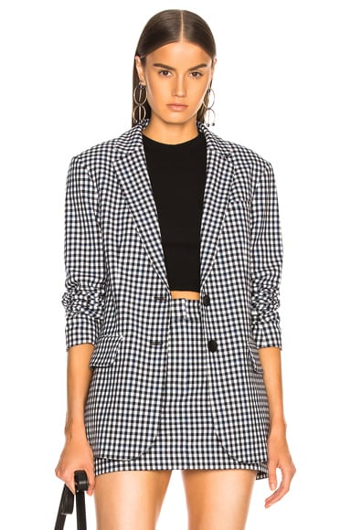 Gingham Suiting Men's Blazer