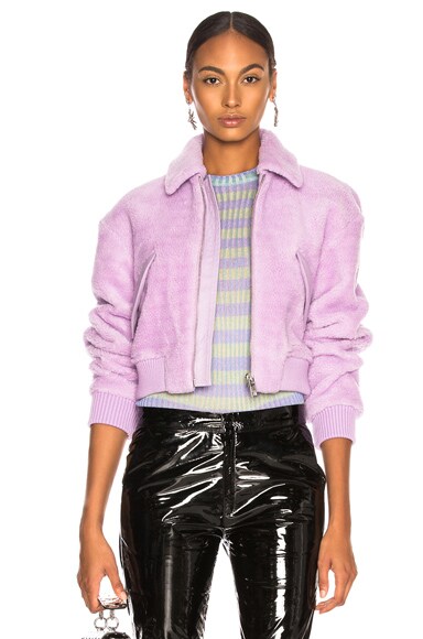 Faux Shearling Gus Cropped Jacket
