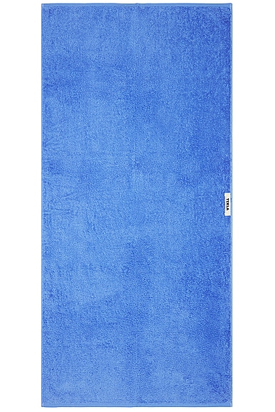 Tekla Solid Bath Towel in Clear Blue