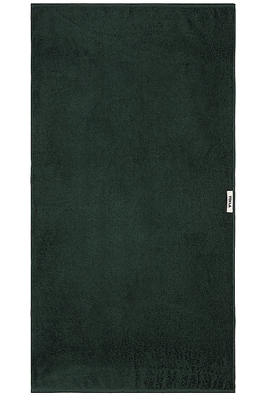 Tekla Solid Bath Towel In Green
