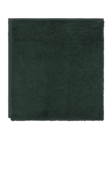 Shop Tekla Solid Bath Towel In Forest Green