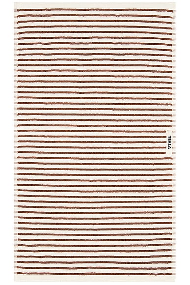 Tekla Stripe Hand Towel In Kodiak Stripes