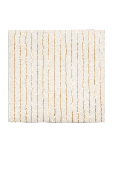 Tekla Bath Towel In Sienna Stripe