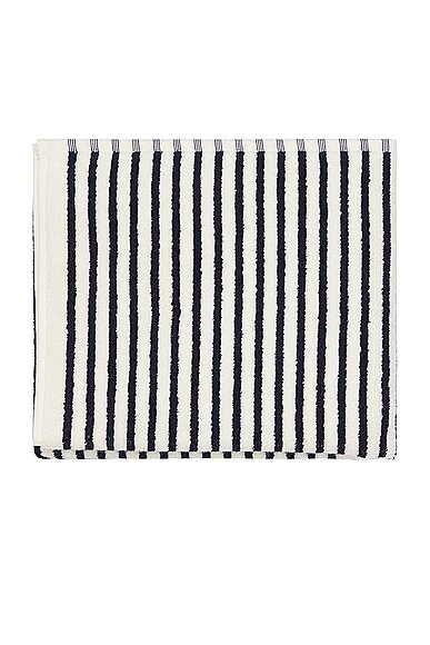 Shop Tekla Stripe Hand Towel In Sailor Stripes