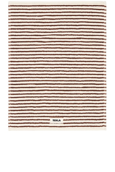 Tekla Stripe Bath Mat in Kodiak Stripes