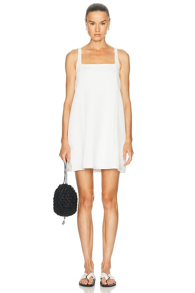 THE PARK Andy Mini Dress in Blanc