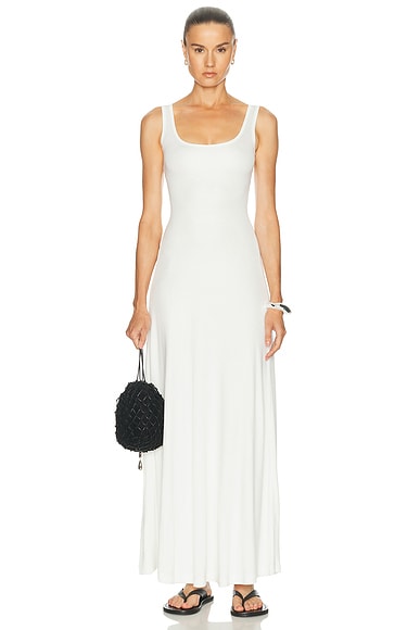 THE PARK Annie Tank Dress in Blanc
