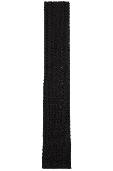 The Row Tana Tie in Black