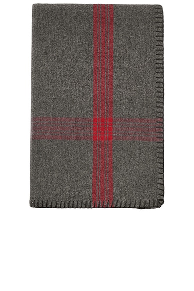 The Row Sosi Blanket in Grey Melange